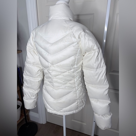 The North Face Aconcagua White down short Puffer Jacket small /xs - Picture 7 of 13